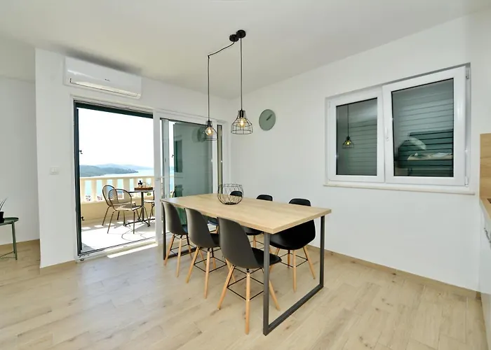 Apartment Tećo - Moderne Mit Pool Und Meerblick Trogir