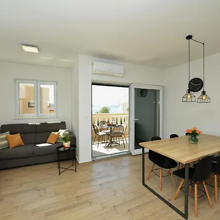 Teco - Moderne Mit Pool Und Meerblick Lejlighed Trogir