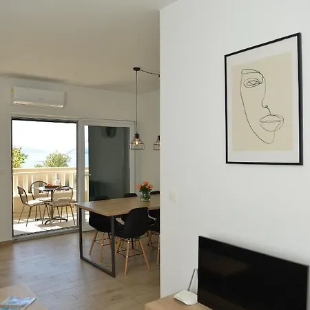 Teco - Moderne Mit Pool Und Meerblick Lejlighed *